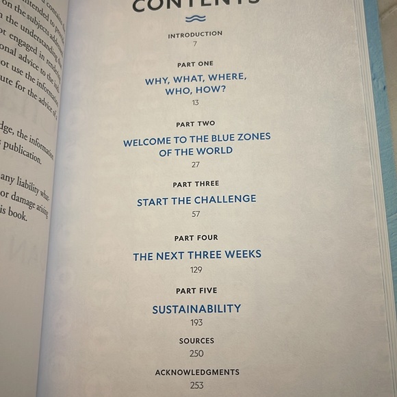 The Blue Zones - Challenge 4-Week Plan for a Longer Better Life book - Picture 4 of 4